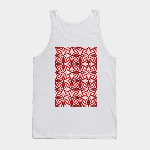 Circle Pattern Tank Top by Mysimplicity.art